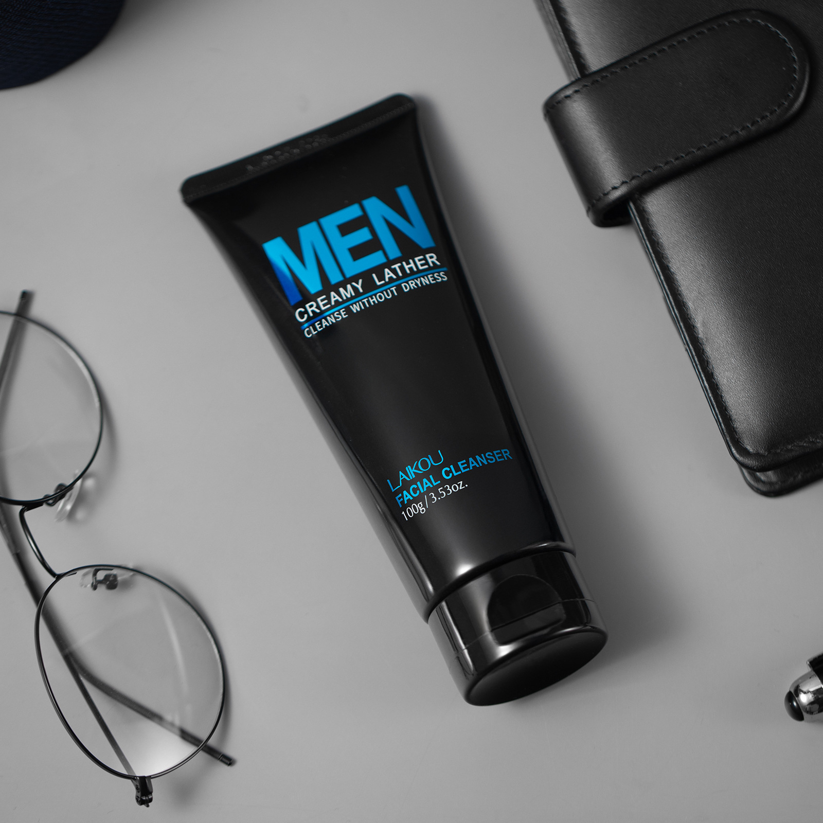 Men'S Grooming Facial - LAIKOU Pembersih Wajah Pria 100g Pembersih