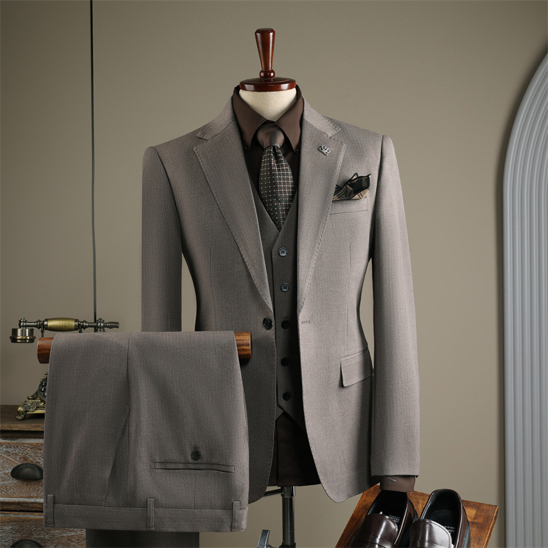 Mens Grooming On Sale - Tuxedo Lapel Bertekstur, Musim Gugur, Musim