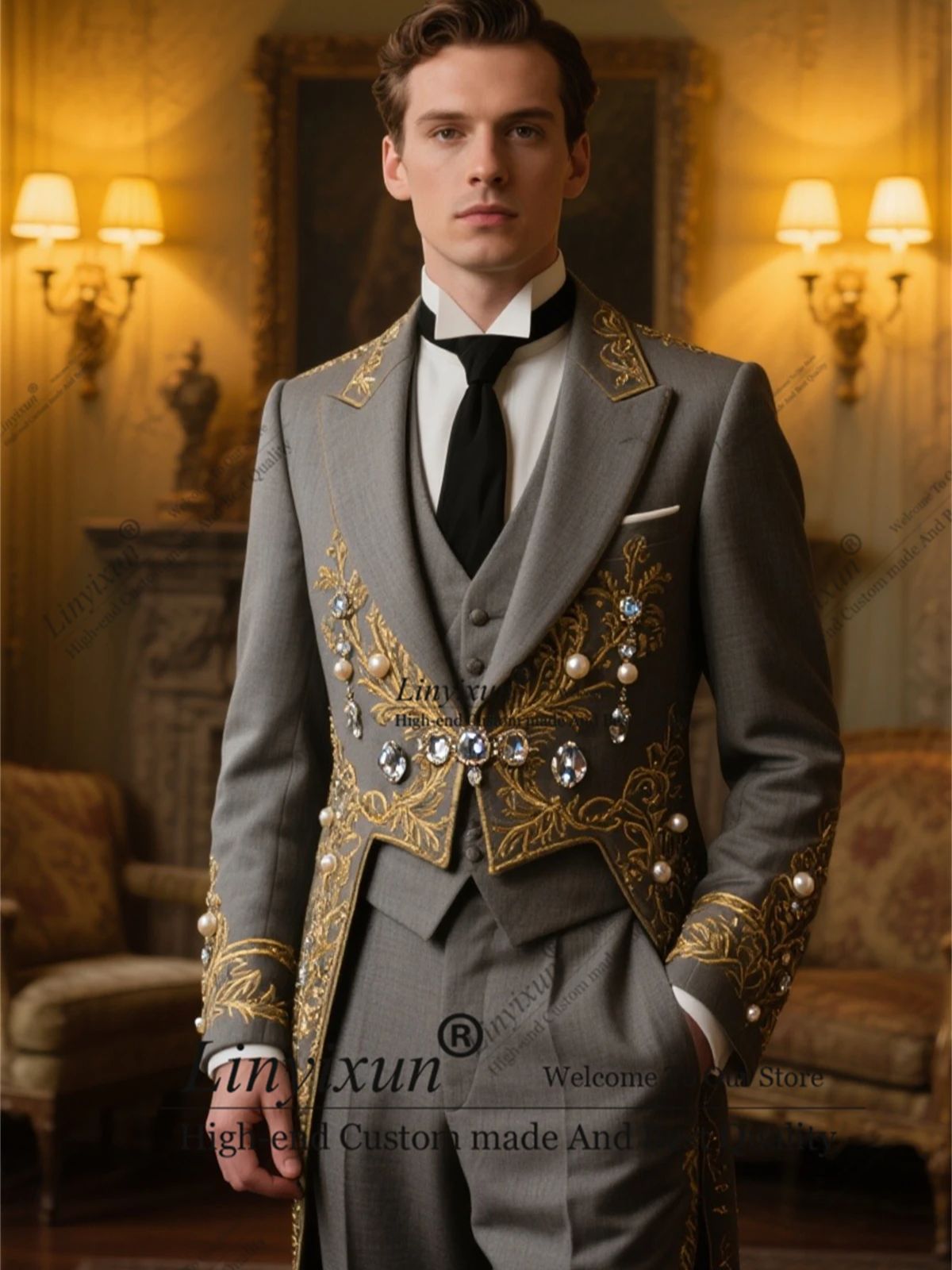 X Men Grooming - Elegan dengan Gaya Bordir Jas Pria