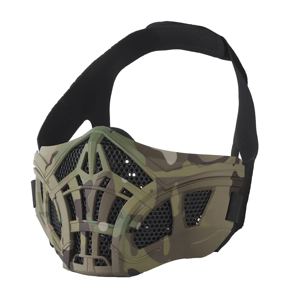 Face Wash Mens - Masker Wajah setengah Airsoft taktis desain