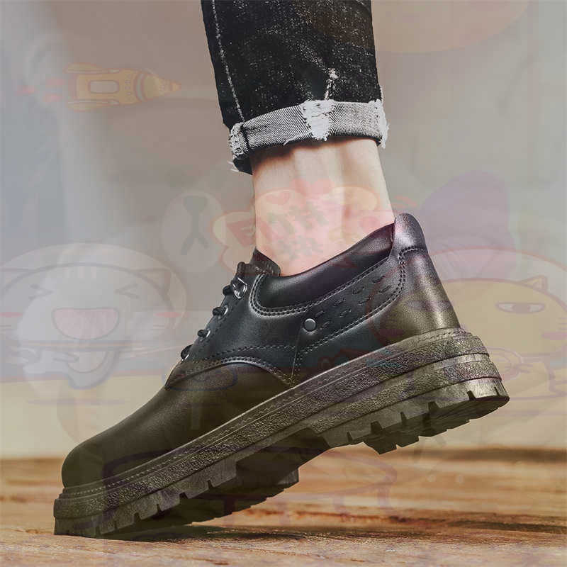 Mens Grooming On Sale - Sepatu Pria Tenis Pelatih Fashion Kulit