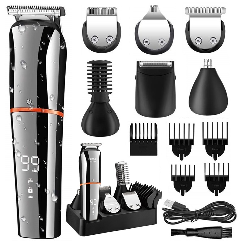 Men'S Grooming Hair And Body Wash - Kemei alat cukur rambut All In