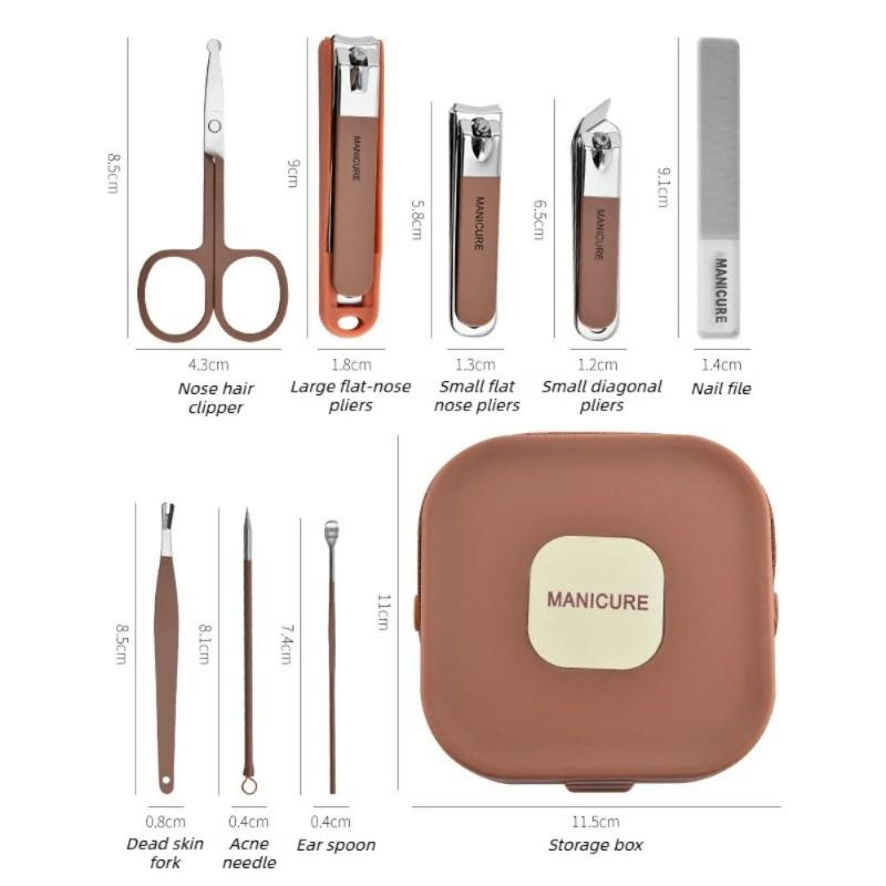 Kit Perawatan Kuku Set Manikur - Mens Grooming Kit Case ulasan dan harga