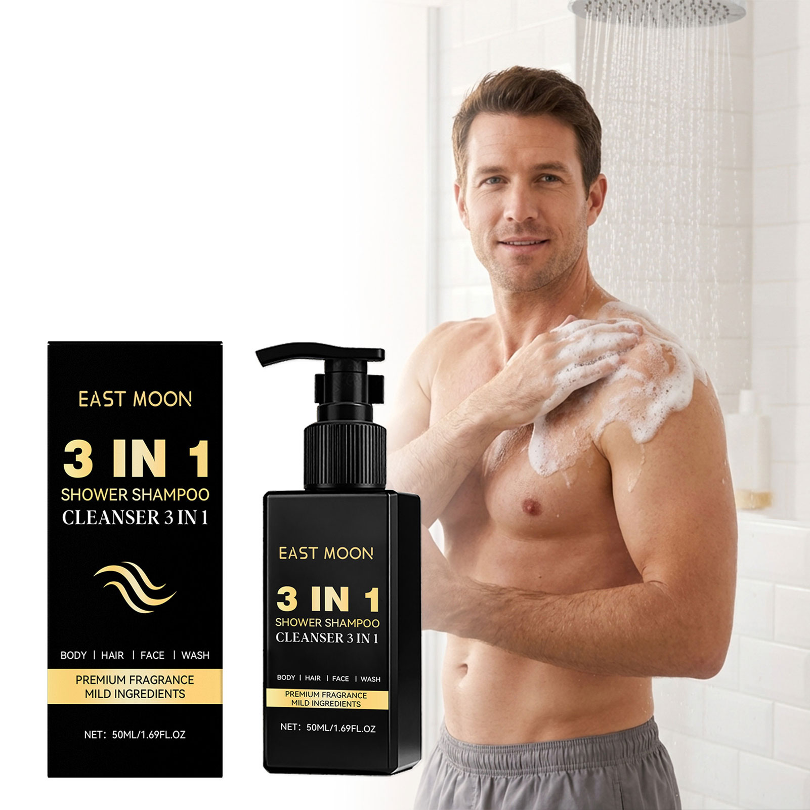 50Ml 3 In 1 Sampo Pembersih Wa - Face Wash Mens ulasan dan harga