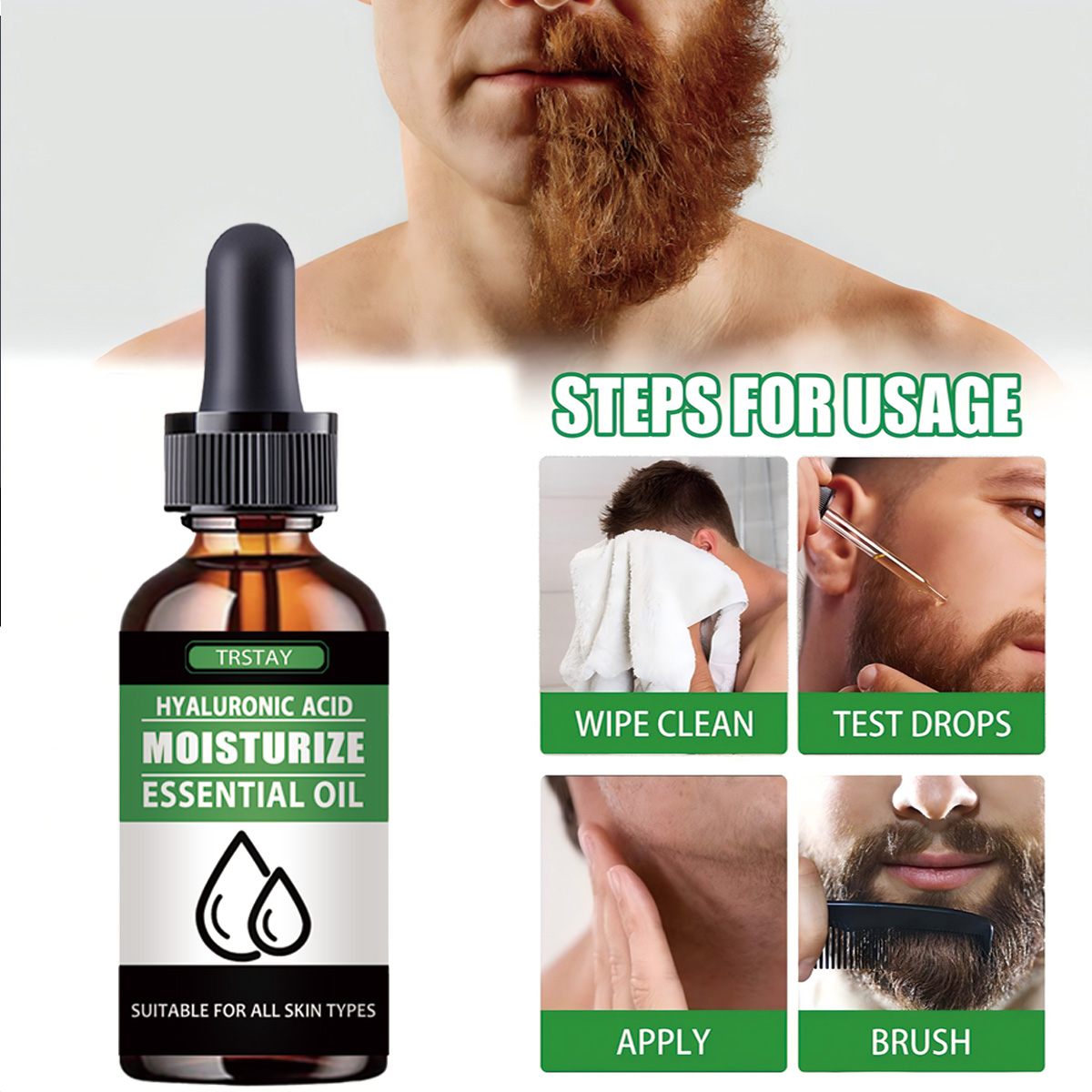 100% Alami Mempercepat Rambut  - Men'S Grooming Facial ulasan dan harga