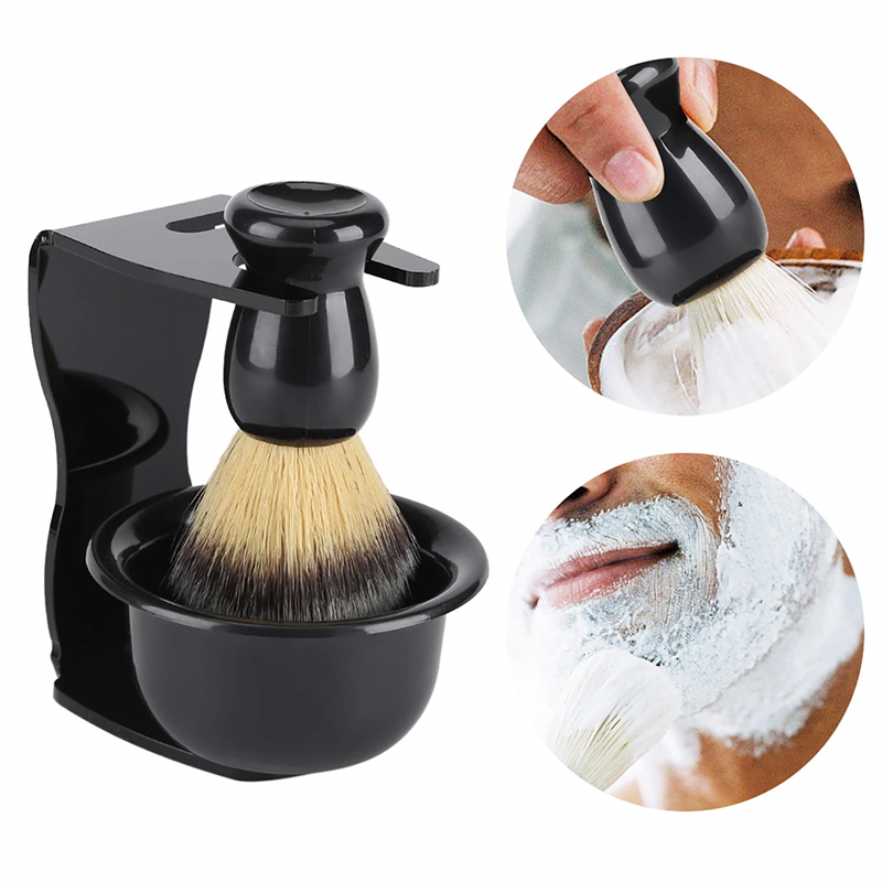 Sikat Cukur dan Mangkuk dengan - Men'S Grooming Facial ulasan dan harga