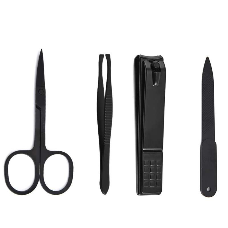 Set Manikur Pedikur 4 Buah Gun - Mens Grooming Kit Case ulasan dan harga