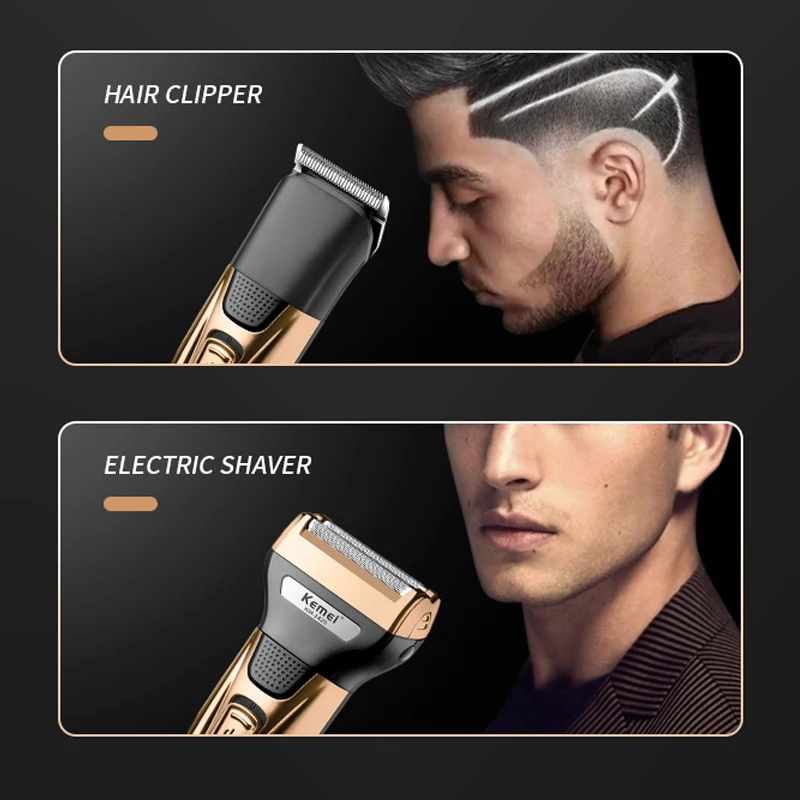 KEMEI 3IN1 GROOMING KIT ALAT C - Men'S Grooming Hair And Body Wash ulasan dan harga