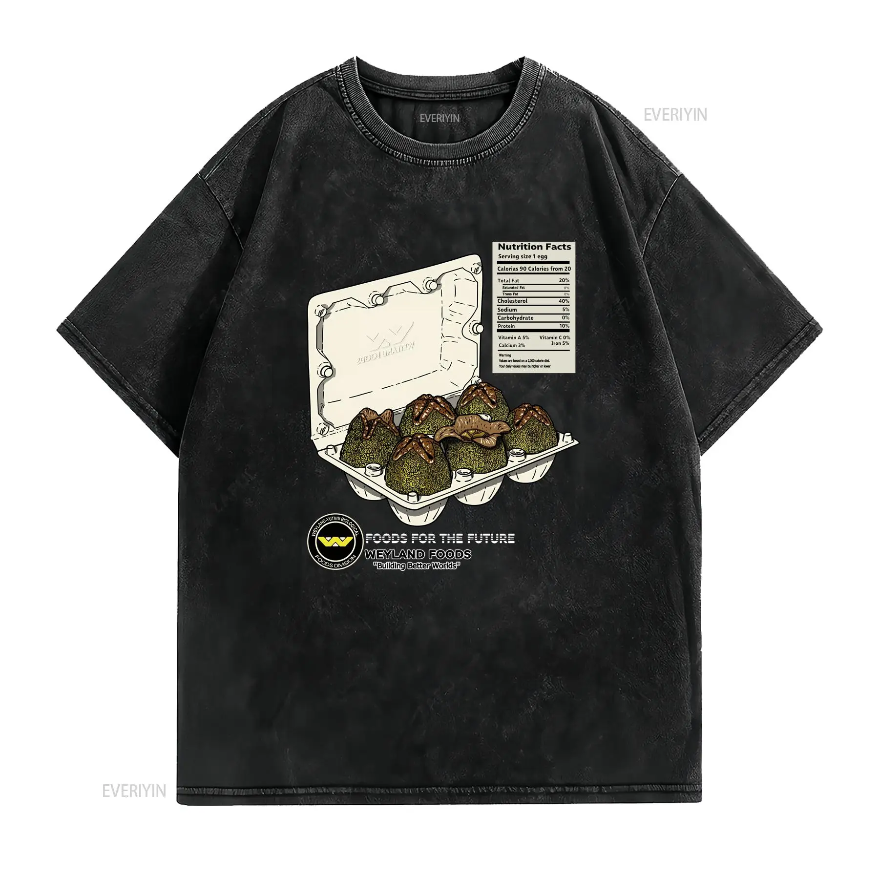 Kaus Alien Face Hugger Katun D - Face Wash Mens ulasan dan harga