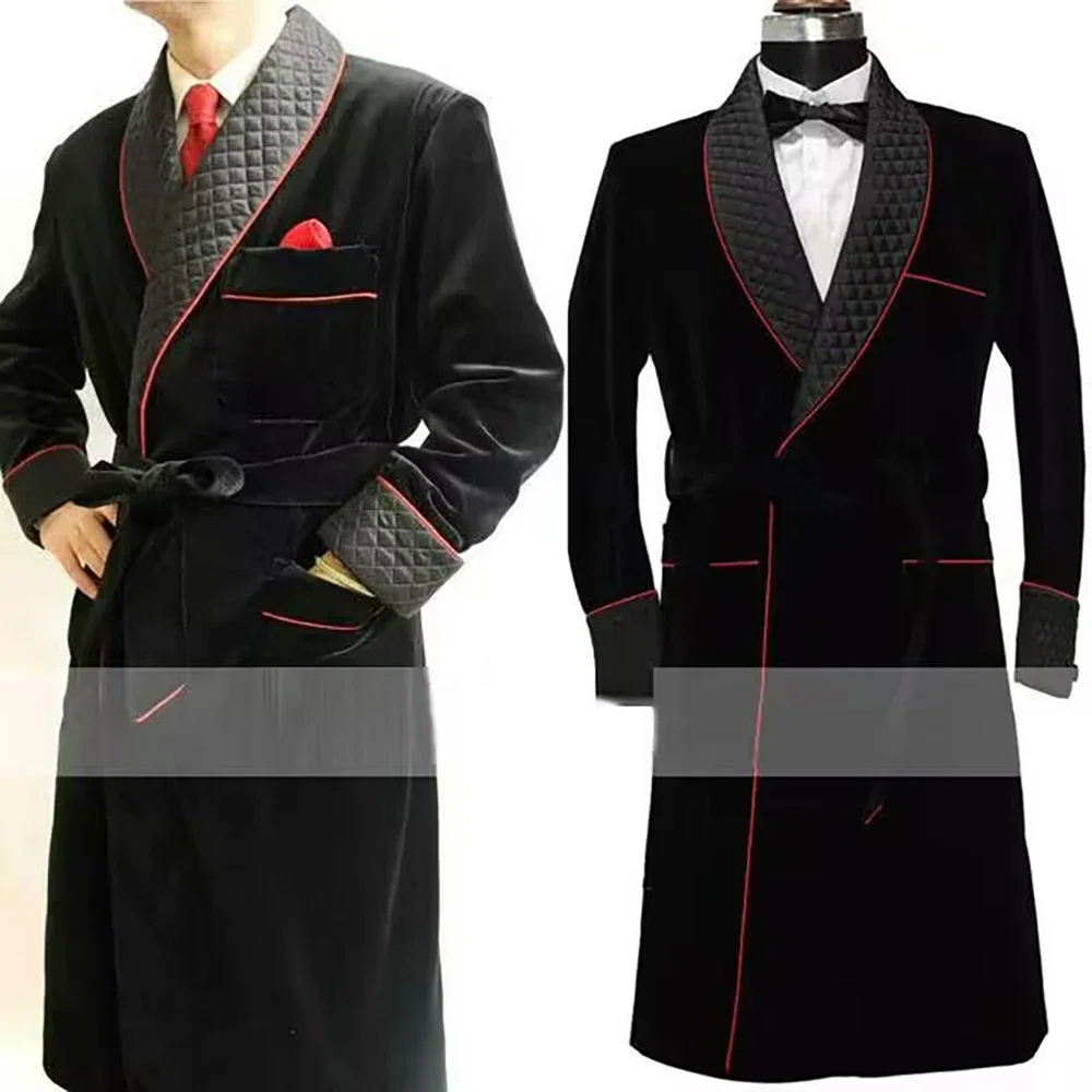Jas Pria Velvet Smoking Long 1 - X Men Grooming ulasan dan harga