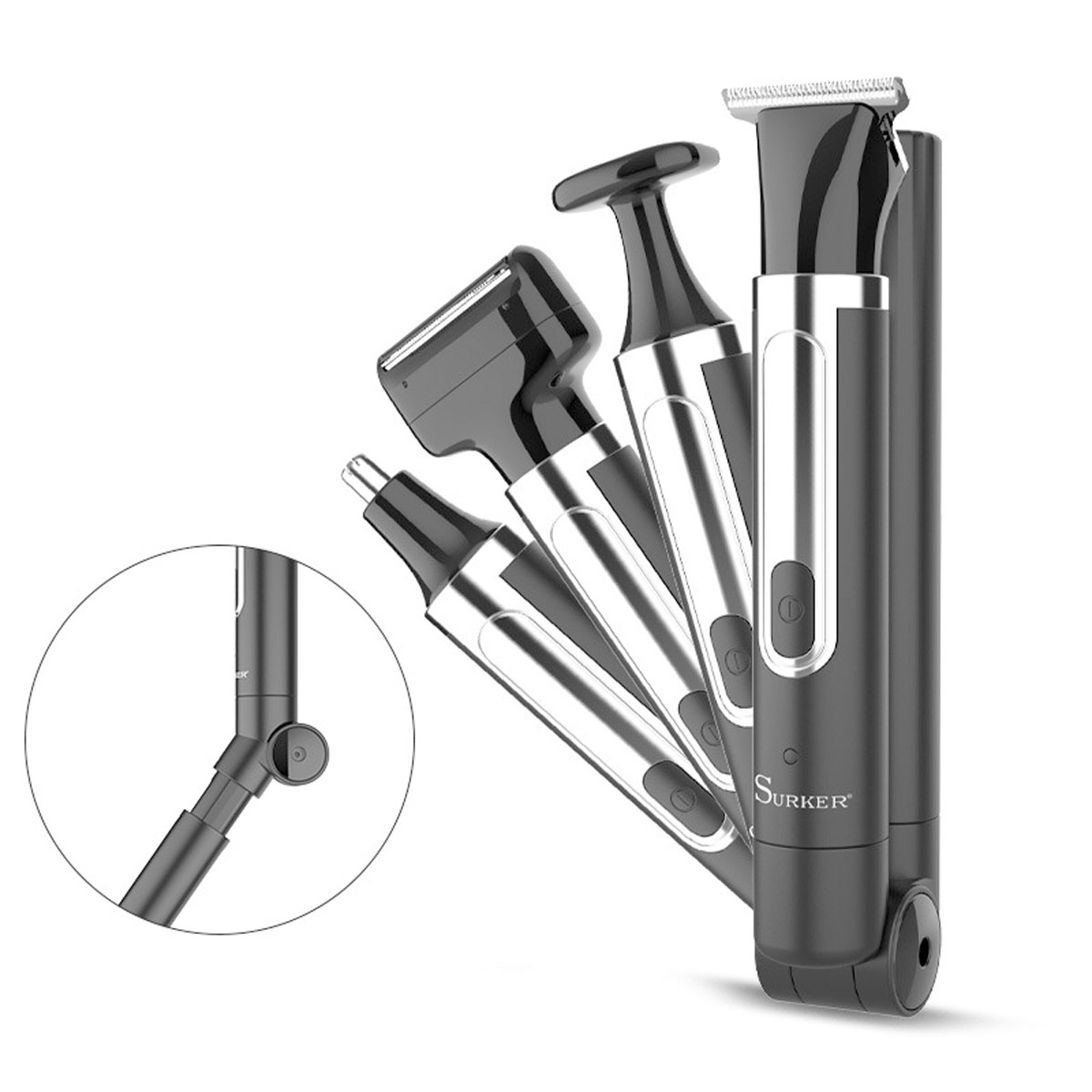 Surker Alat Cukur 4-In-1 untuk - Men'S Grooming Hair And Body Wash ulasan dan harga