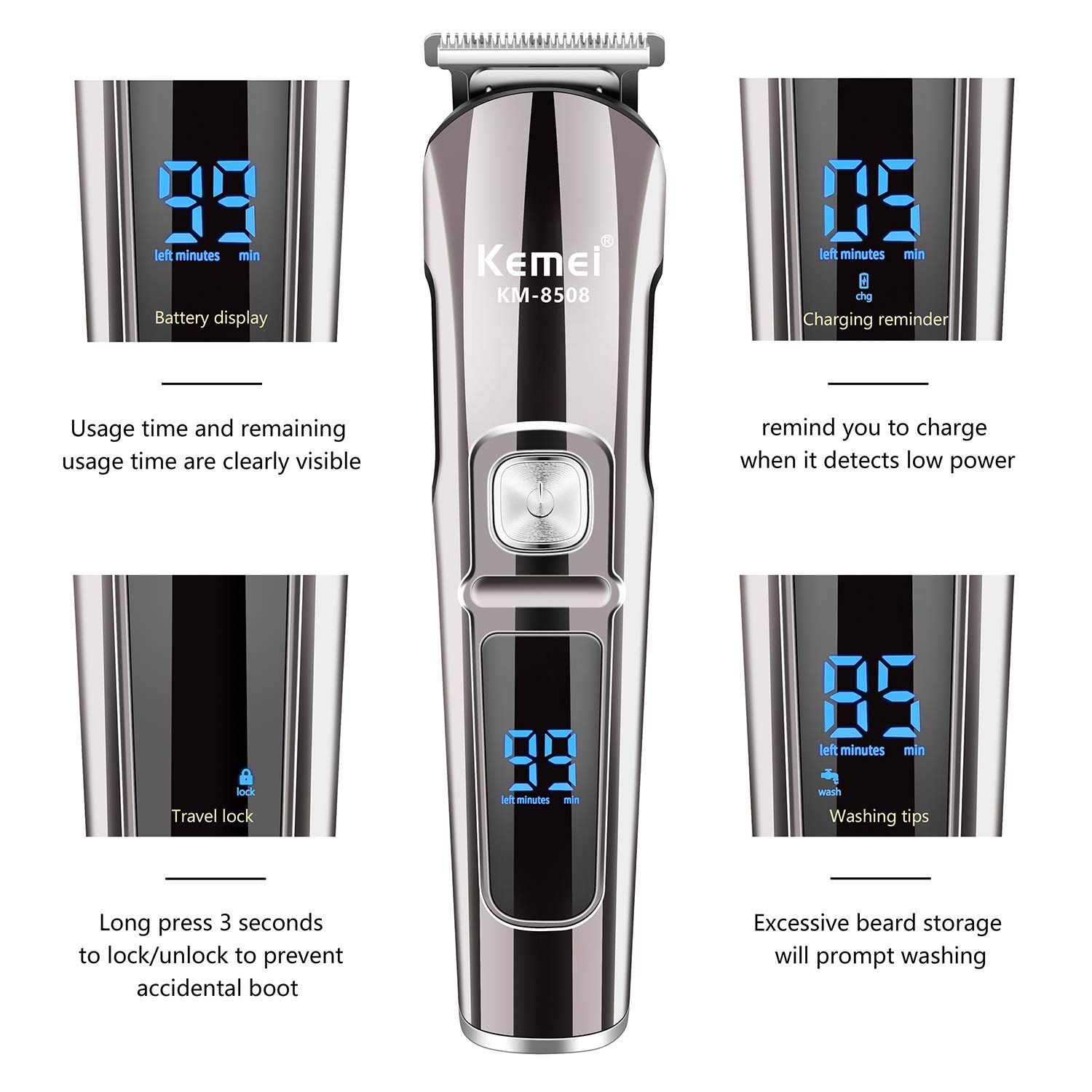 Kemei alat cukur rambut semua  - Men'S Grooming Hair And Body Wash ulasan dan harga